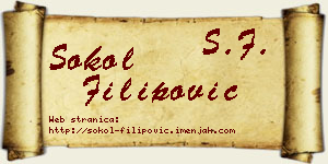 Sokol Filipović vizit kartica